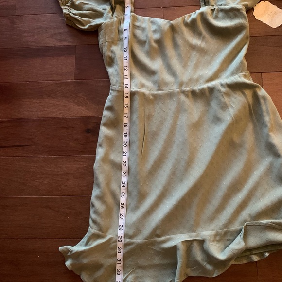 NWT! Altar’d State soft, self-embossed Green Dress. Size Small - Picture 7 of 12